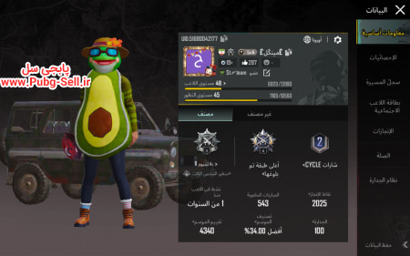 خرید و فروش اکانت پابجی موبایل